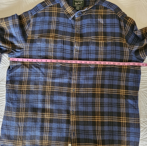 Woolrich Waffle Weave 100% Organic Cotton Shirt - Picture 9 of 11